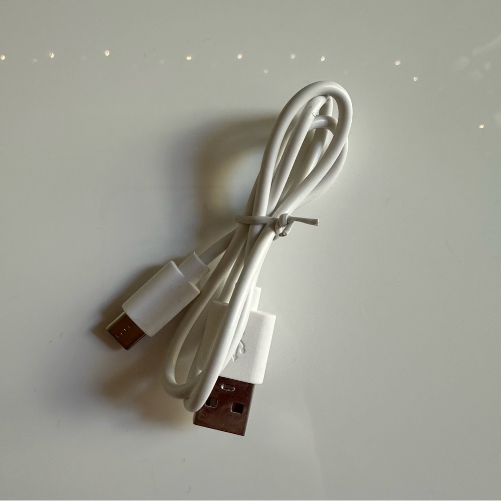 White USB C Charging Cable